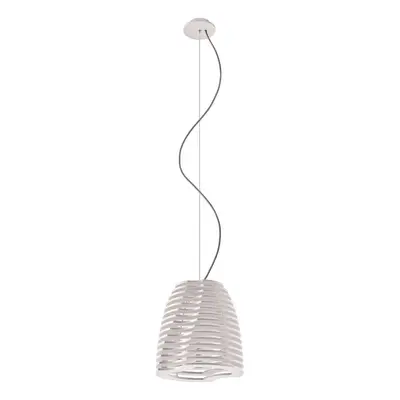 Eco-Light Závěsné svítidlo Twist, buk, bílá, 150 cm