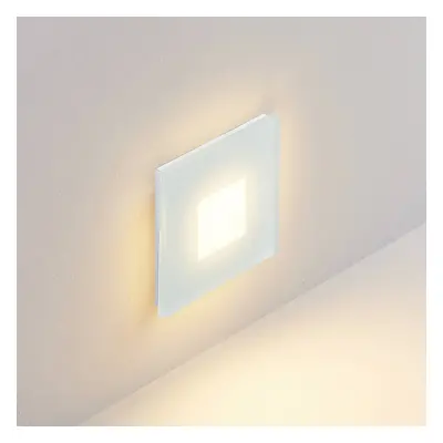 Molto Luce Molto Luce LED vestavné svítidlo nástěnné R68 sklo IP44 SQ, bílé, CCT