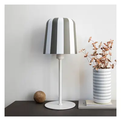 Dyberg Larsen Dyberg Larsen stolní lampa Gry, šedá/bílá, výška 49,5 cml