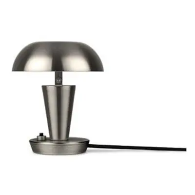 ferm LIVING ferm LIVING Stolní lampa Tiny, nikl, 14 cm, železo, naklápěcí