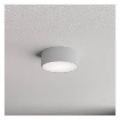 TEMAR LIGHTING Stropní svítidlo Cleo, Ø 20 cm, IP54, šedé, kov, E27