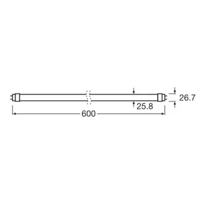 OSRAM OSRAM LED žárovka T8 6,6W trubice Bio-Lumilux 965 60cm