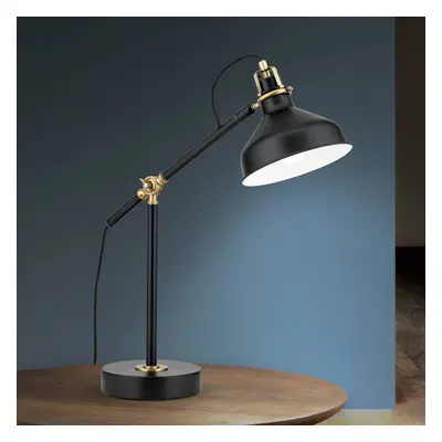 Orion Stolní lampa Schiller, černá, kov, 59 cm, nastavitelná