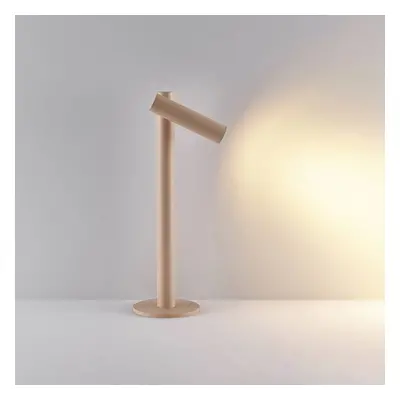 Molto Luce Molto Luce LED dobíjecí stolní lampa Mimo T, písková barva, hliník