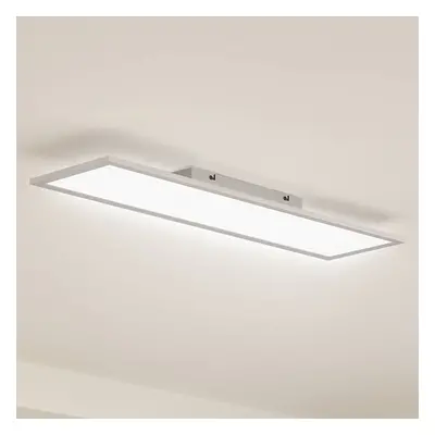 Lindby Lindby LED panel Enhife, bílý, 80 x 20 cm, hliník