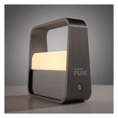 PURE Nabíjecí stolní lampa PURE LED Pure Go, šedá, hliníková