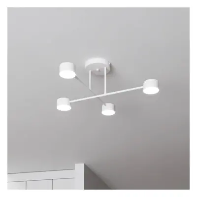 EMIBIG LIGHTING Stropní svítidlo Modus 4, ocel, čtyřsvětlo, GX53, bílé