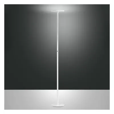 Fabas Luce Stojací lampa Regina LED, bílá, CCT, stmívatelná, výška 180 cm