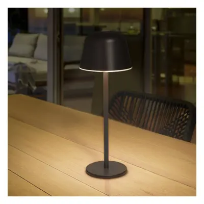 LEDVANCE Nabíjecí stolní lampa LEDVANCE Style Stan LED, CCT, tmavě šedá