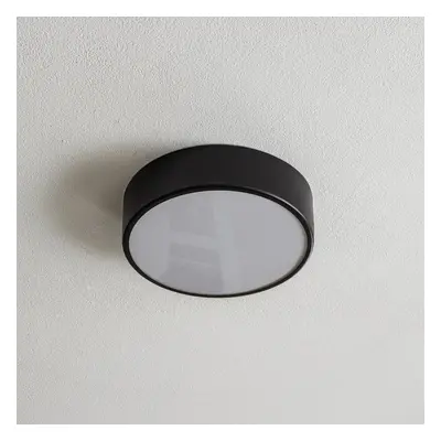 TEMAR LIGHTING Stropní světlo Cleo 300, IP54, Ø 30 cm černá