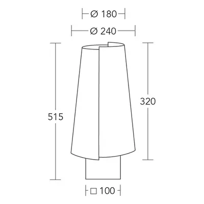 HerzBlut Stolní lampa HerzBlut Jojo, dřevo, hnědá/krémová, 51,5 cm, E27