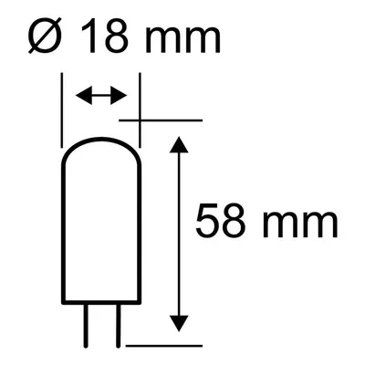 Pauleen Pauleen LED tužková svítilna, G9, 4,6 W, čirá, 2 700 K