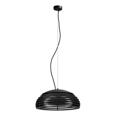 Eco-Light Závěsné světlo Twist, buk, černá, 120 cm