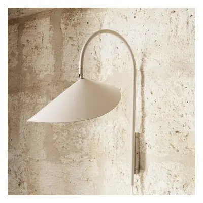 ferm LIVING ferm LIVING Arum Otočné nástěnné svítidlo, béžová barva, 47 cm, zástrčka