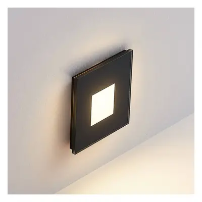 Molto Luce Molto Luce LED vestavné svítidlo Wall R68 Glass SQ, černá, CCT