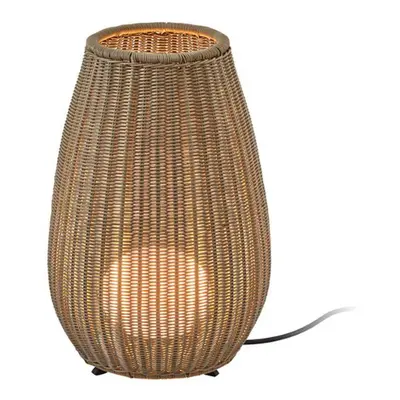 Bover Bover LED stolní lampa Amphora, hnědá/béžová Výška 47 cm