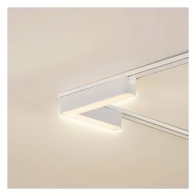 Lindby Lindby LED pásek 48 V Lumaro, bílý, tvar L, plast, stmívatelný