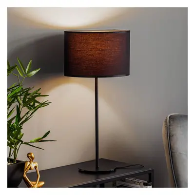 Luminex Stolní lampa Soho, válcová 56 cm, černá/zlatá