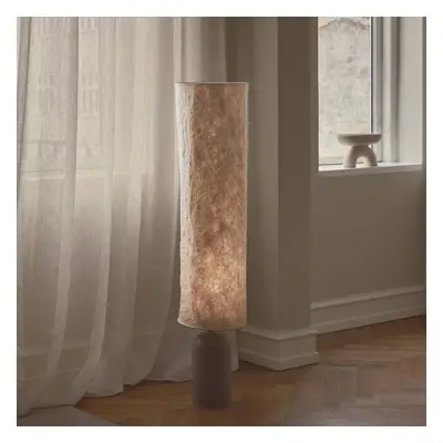 DFTP by Nordlux Stojací lampa Talli, hnědá, Tyvek/kov, výška 113 cm