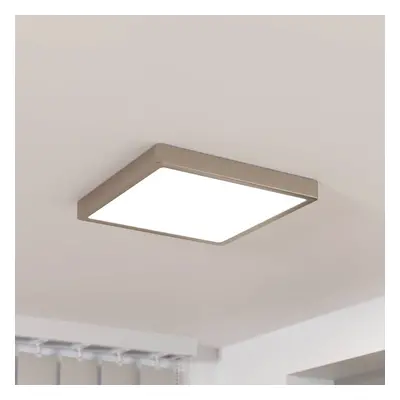 EGLO LED panel pro povrchovou montáž Fueva 5 IP20 830 nikl 28,5x28,5cm