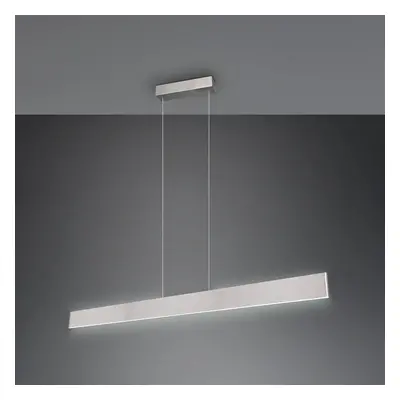 Trio Lighting Galway LED závěsné svítidlo, matný nikl, nahoru/dolů, CCT, kov