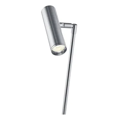 HELL Stolní lampa Tom Pro LED, matný nikl, výška 47 cm, CCT, stmívač