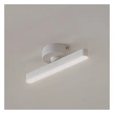 Lindby Lindby LED reflektor Eldrin, bílý, 1 světlo, světelný pásek