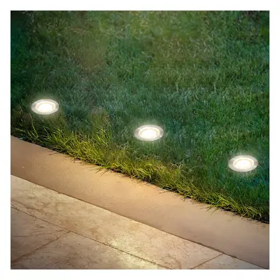 Briloner Zapuštěné LED reflektory 3912032 IP67 12V 3x startovací sada Ø3cm nerezová