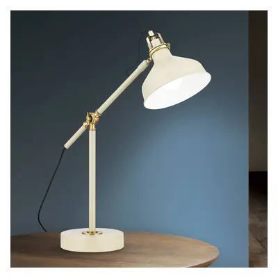 Orion Stolní lampa Schiller, khaki, kov, výška 59 cm, nastavitelná