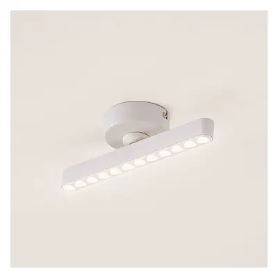 Lindby Lindby LED reflektor Eldrin, bílý, 1 světlo, světelné body