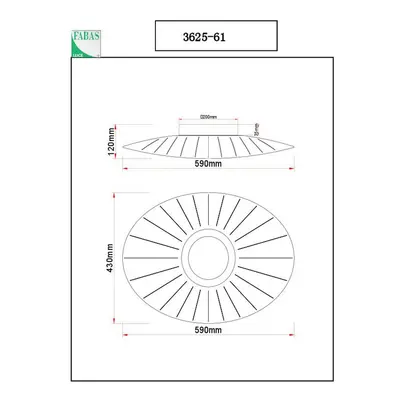 Fabas Luce Stropní svítidlo LED Vela, bílé/průhledné, akrylové, stmívatelné