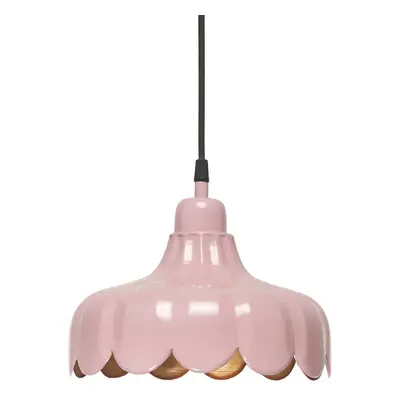 PR Home PR Home závěsná lampa Wells Small, růžová/zlatá, Ø 24 cm, zástrčka