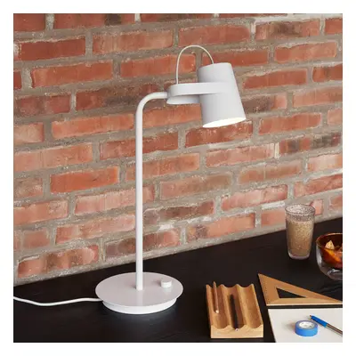 Hübsch HÜBSCH Ardent stolní lampa, světle šedá, železo, E14, výška 54 cm