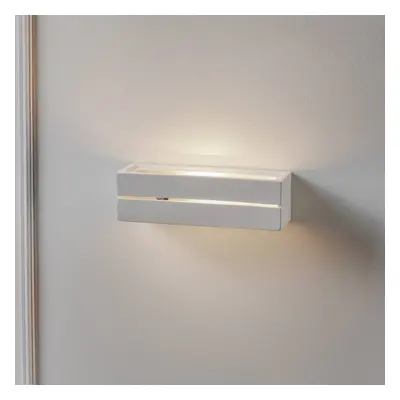 SOLLUX LIGHTING Nástěnné světlo Keramik Top, bílá, 32 x 9 cm