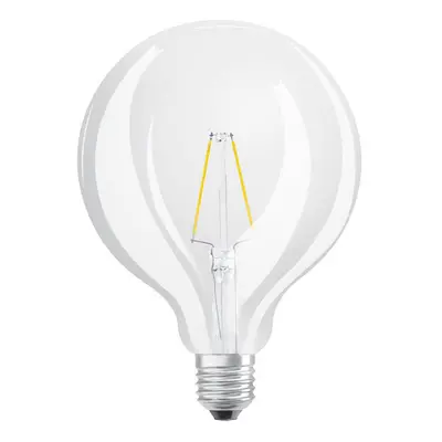 OSRAM LED žárovka Globe G125 E27, 2,5 W, čiré vlákno 2 700 K