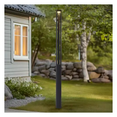 Lucande Venkovní svítidlo Lucande LED Zarek, 230 cm, antracit, IP65