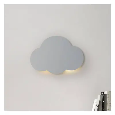 TK Lighting Nástěnné svítidlo Cloud, šedé, šířka 38 cm, kov, cloud, G9