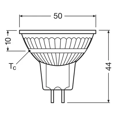 OSRAM Reflektor OSRAM LED GU5.3 3,8W 827 36° 5 ks