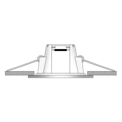 Ledino LED podhledové svítidlo Holstein IP65, 116°, bílá