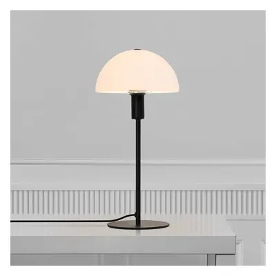 Nordlux Stolní lampa Ellen se skleněným stínidlem, černá