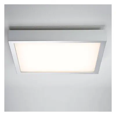 Paulmann Paulmann Lunar LED panel, hranatý, chrom, 40x40cm