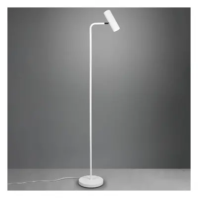 Trio Lighting Stojací lampa Marley, bílá, výška 151 cm, kovová