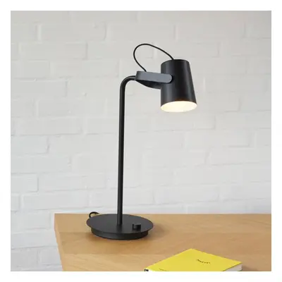 Hübsch HÜBSCH Ardent stolní lampa, černá, železo, E14, výška 54 cm