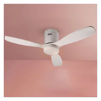 Schuller Valencia Stropní ventilátor LED Siroco Mini, DC, tichý, bílý, CCT