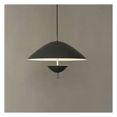 ferm LIVING ferm LIVING Lod závěsná lampa, černá, železo, Ø 50 cm