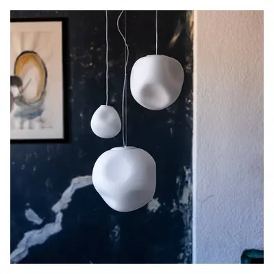 Foscarini Závěsné svítidlo Foscarini Hoba Piccola, Ø13cm, zavěšení 350 cm