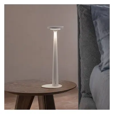 Karman Nabíjecí stolní lampa Karman LED Papiria, matná bílá, CCT