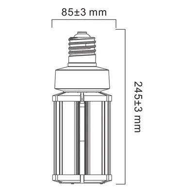 Sylvania Sylvania LED žárovka E40, 54W, 4 000 K, 6 800 lm