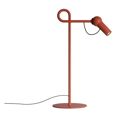 kdln kdln LED stolní lampa Bird, červená, 48 cm, kov, stmívatelná