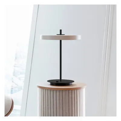 UMAGE Stolní lampa LED UMAGE Asteria Table, USB, perleťově bílá/černá